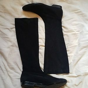 Robert Clergerie black suede boots